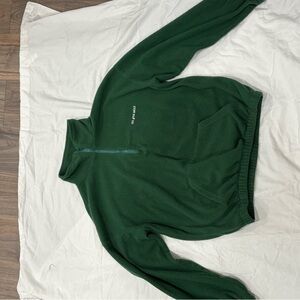 Green Half-Zip Men's Sweater